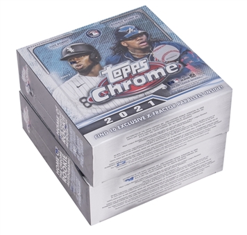 2021 Topps Chrome Baseball Mega Box Lot Of Two (2)